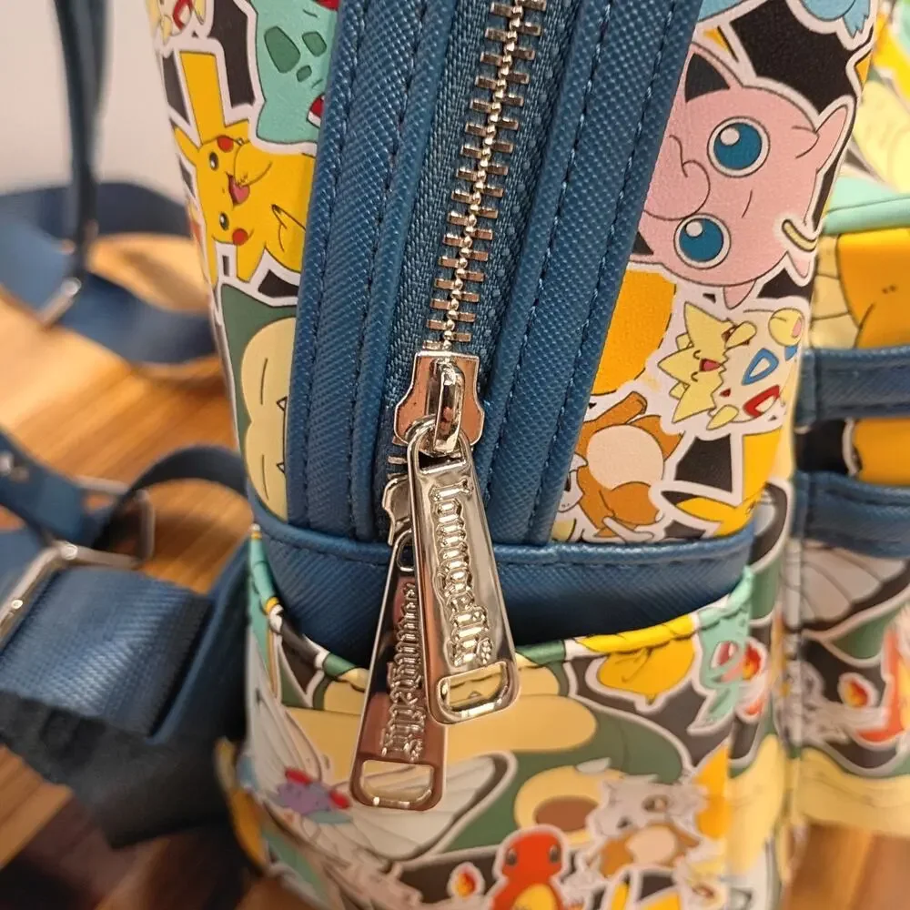 Loungefly Pokémon Sticker Collage Mini Backpack Pikachu Cubone Squirtle